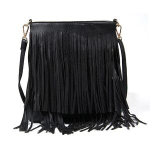 1302 Fringe Tassel Cross Body Bag Leisure Shoulder Bag
